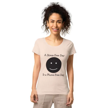 Stress-Free Day scoop-neck T-shirt