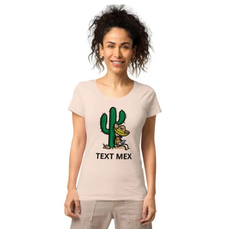 Text Mex scoop-neck T-shirt
