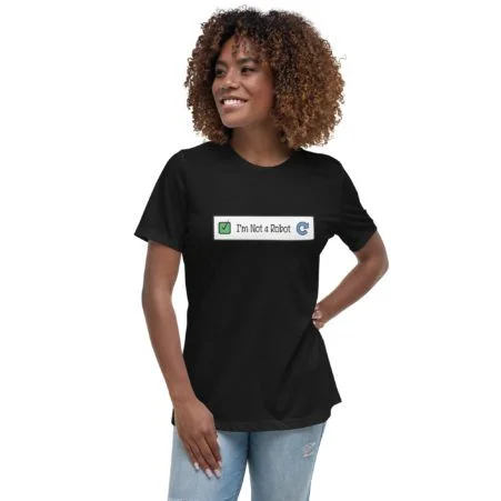 I am not a Robot dark color T-shirt